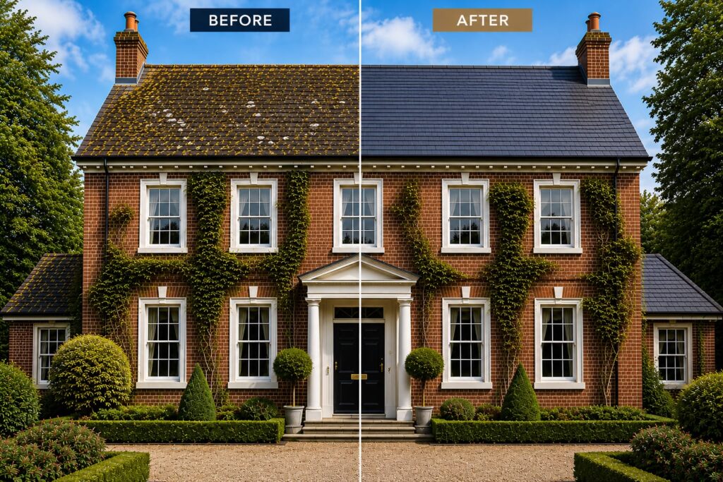 vidder ai difference roof clean